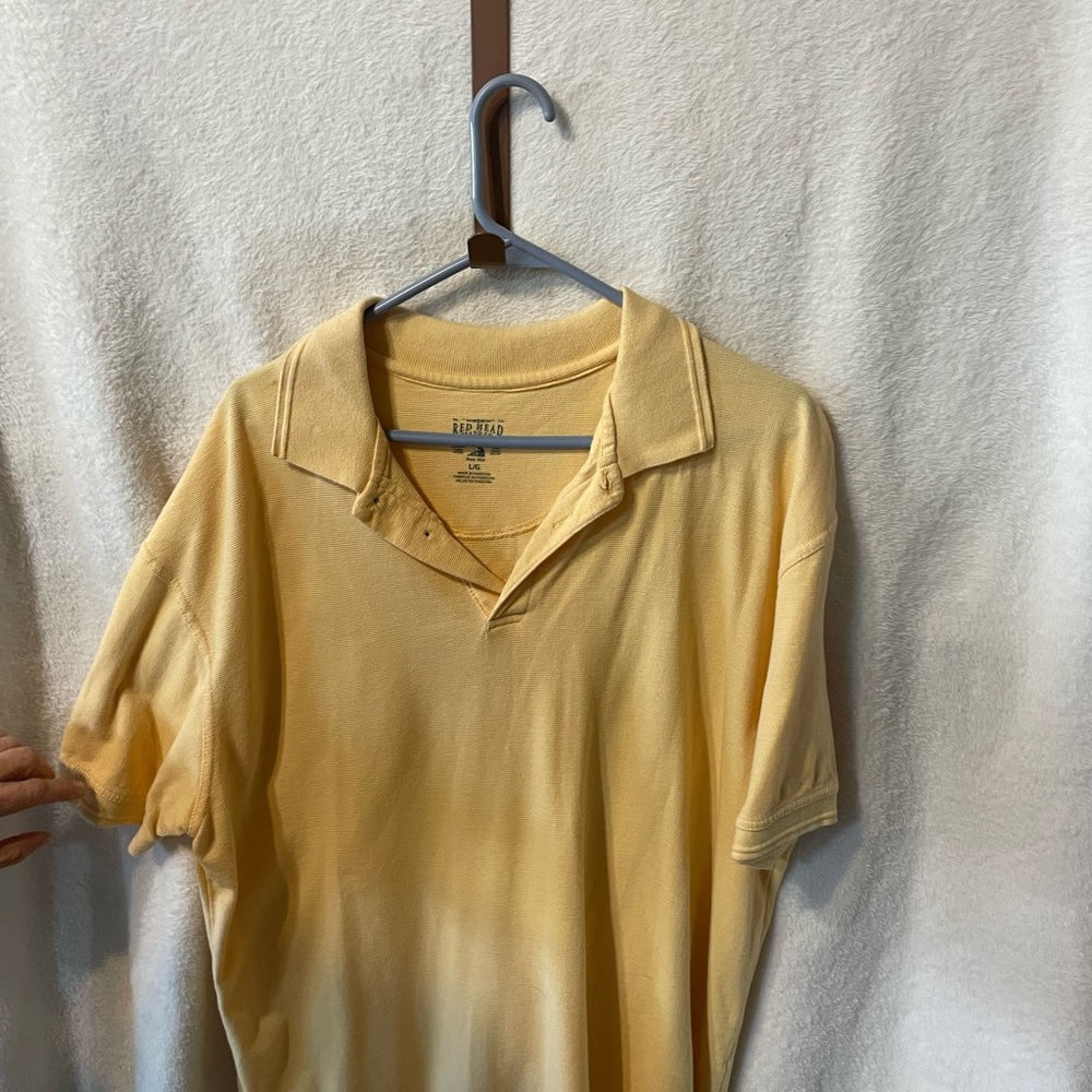 Men’s red head polo shirt - Picture 3 of 3